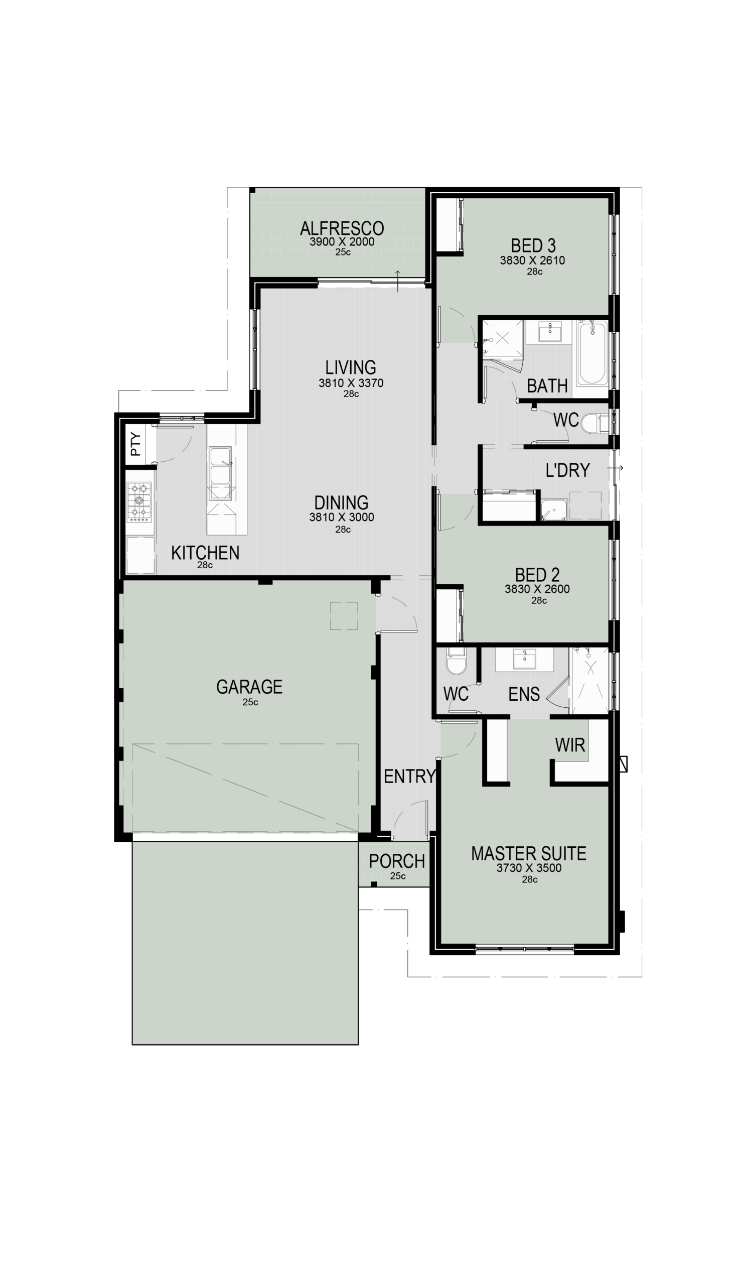 The Breakaway Floorplan