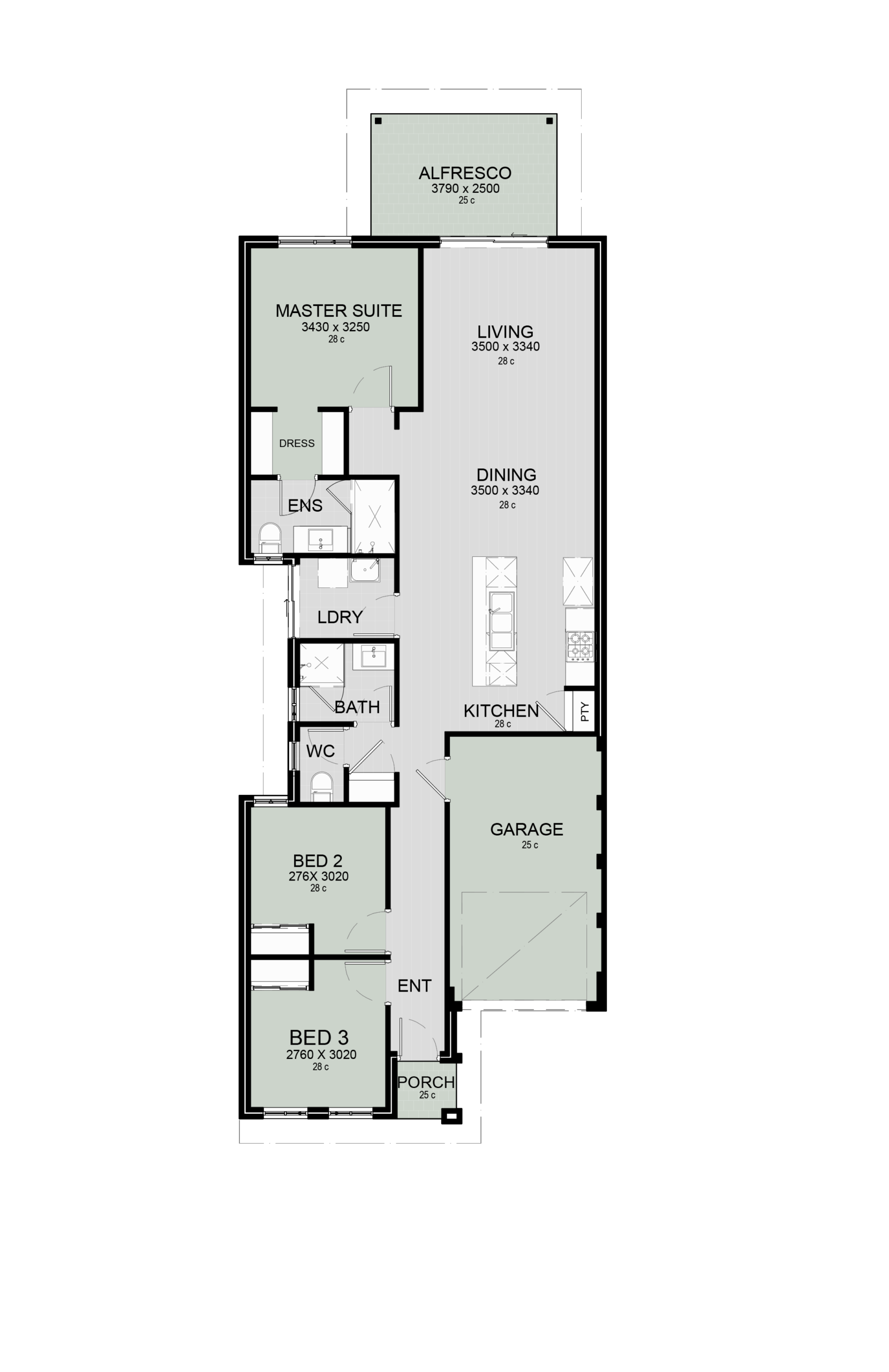 The Coastline Floorplan