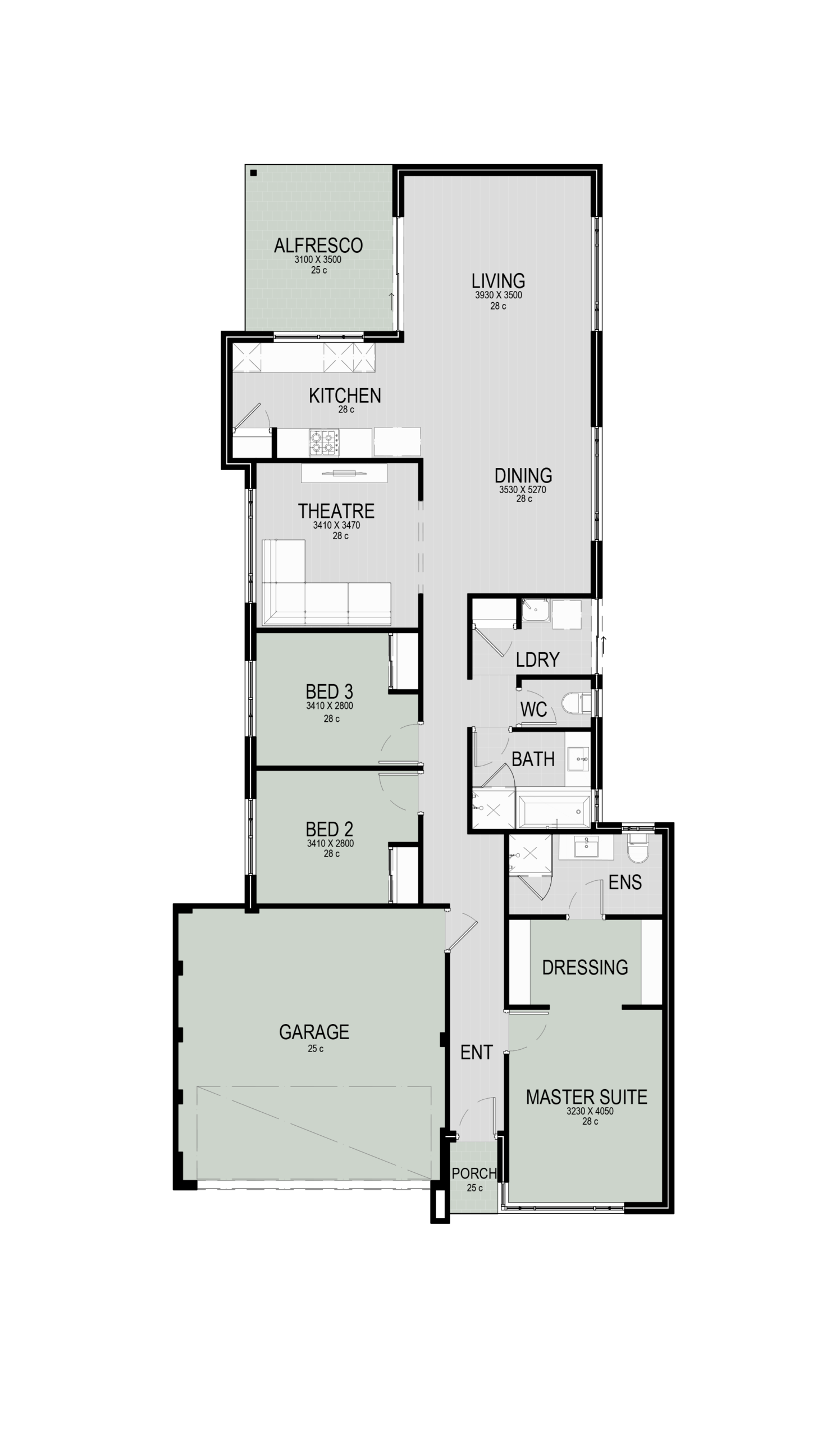 The Pinnacle Floorplan