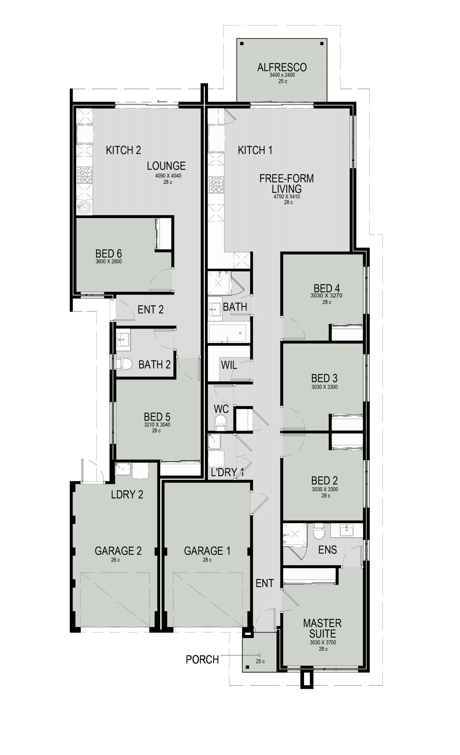 The Dual Income Floorplan