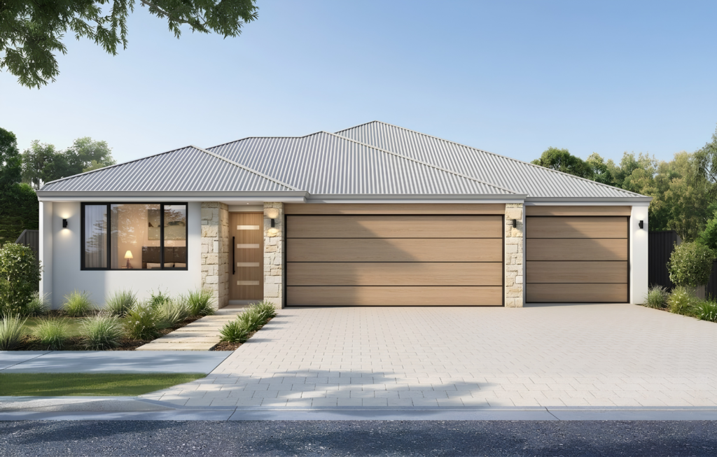 The Duplex home design, 4 bedroom, House and Land Co, Perth WA
