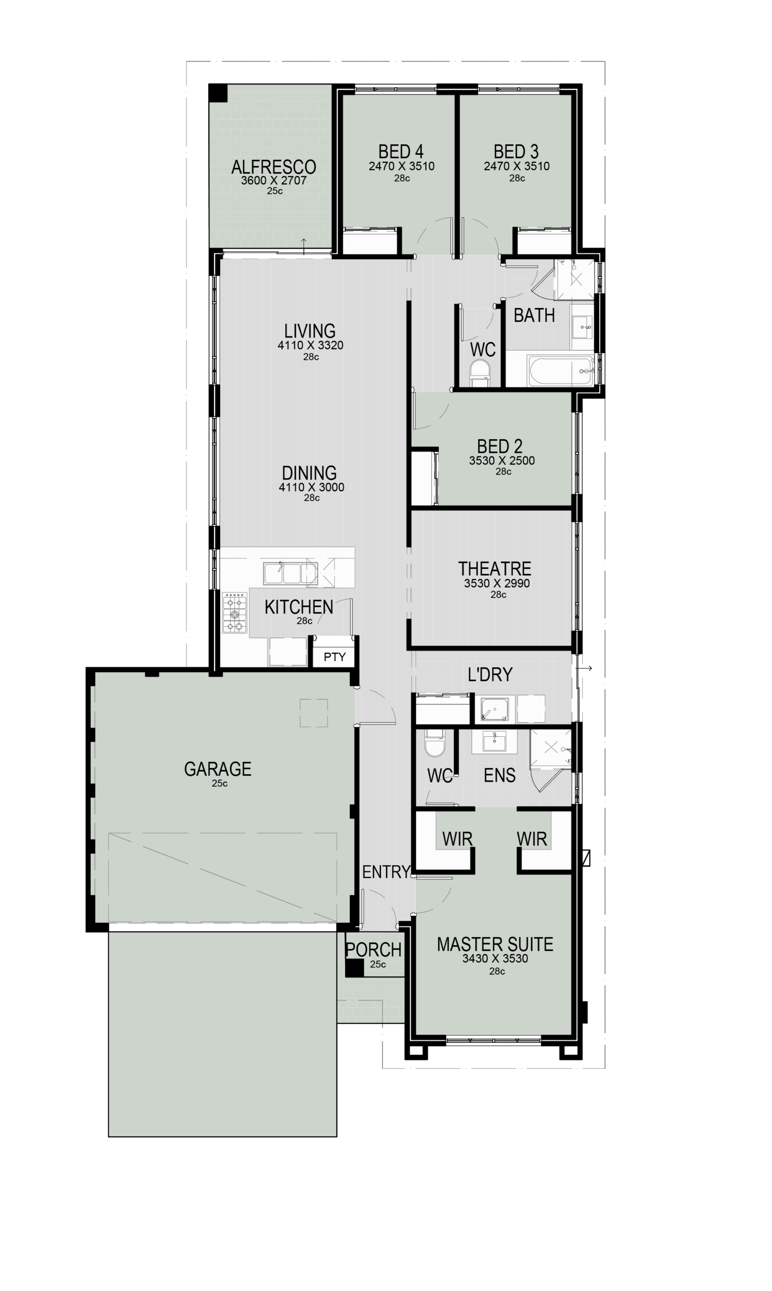 The Legacy Ridge Floorplan