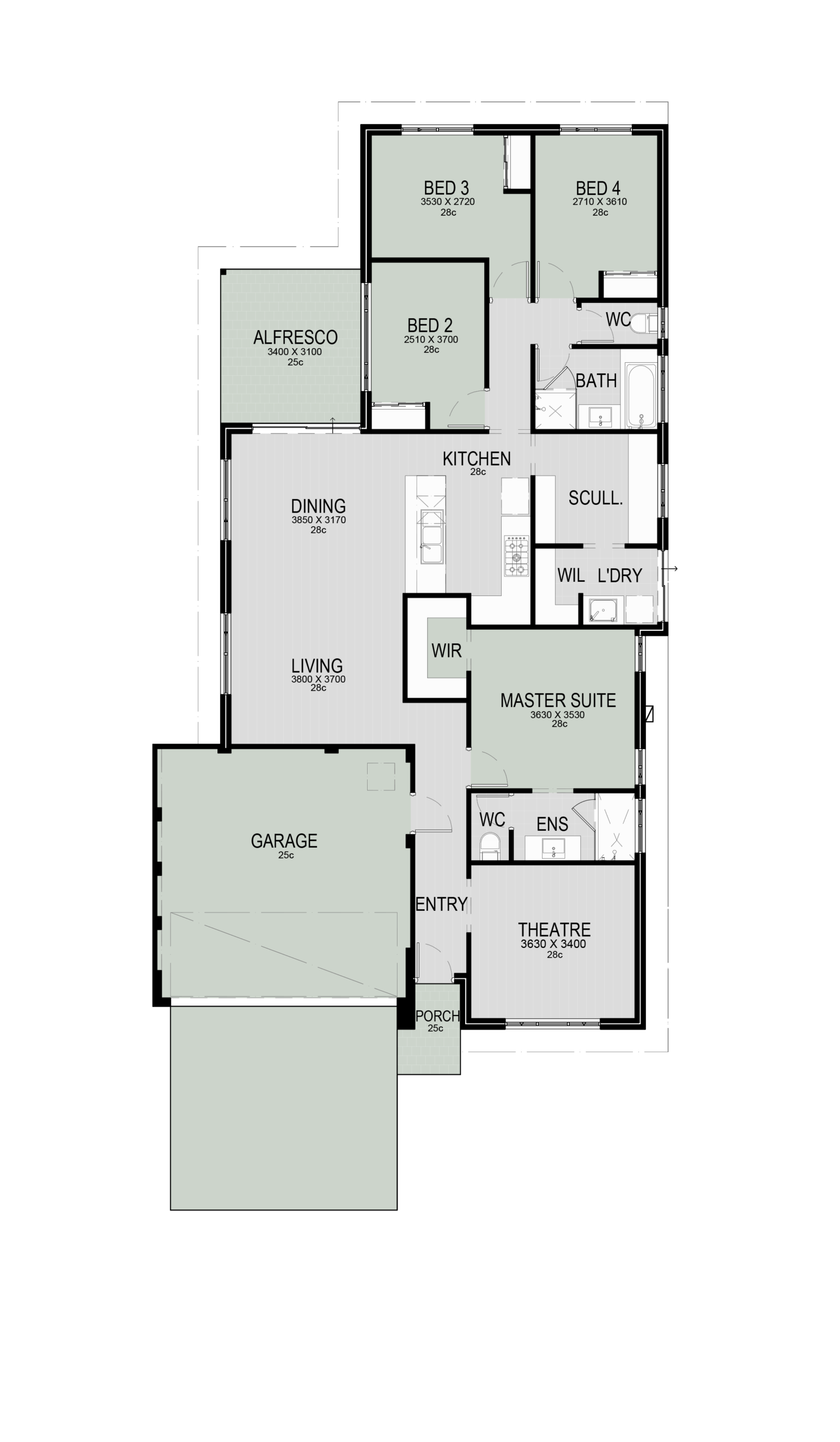 The Sculpted Coast Floorplan