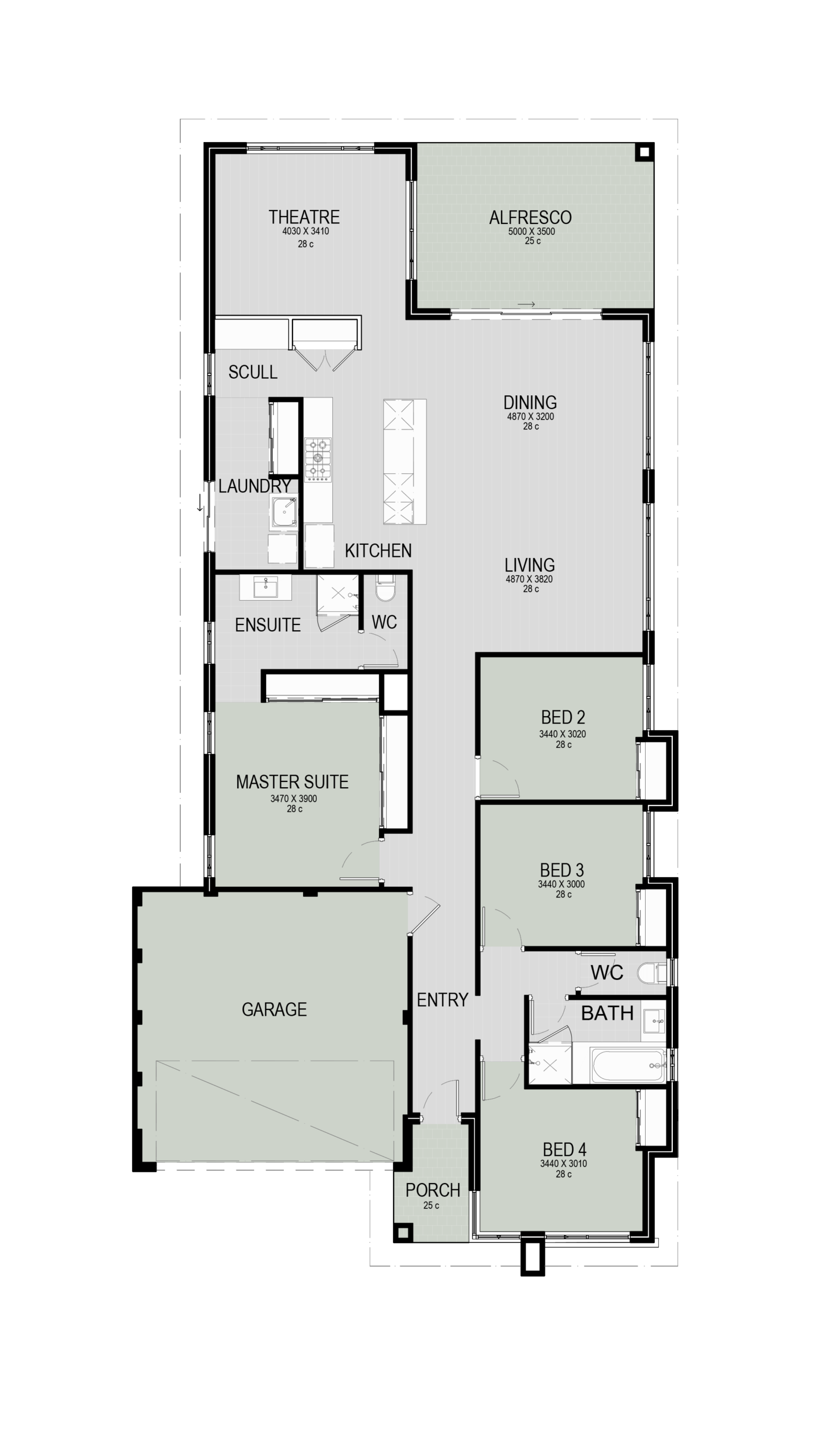 The Swan Floorplan