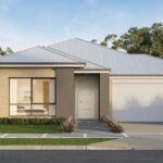Front elevation of the 4 bedroom 2 bathroom home at 18 Thanander Street, Southern River