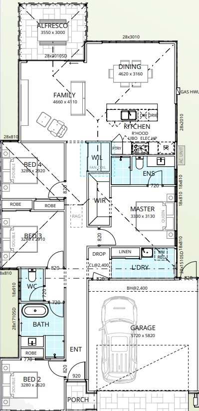 345 Endcliffe Road, Lakelands Floorplan