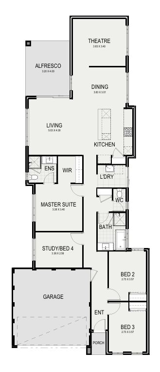 451 Endcliffe Road, Lakelands Floorplan