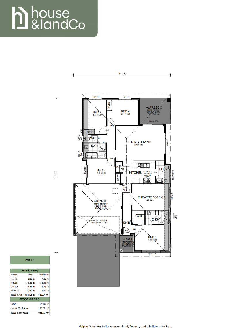 Lot 1381 Ventura Way, Bullsbrook Floorplan