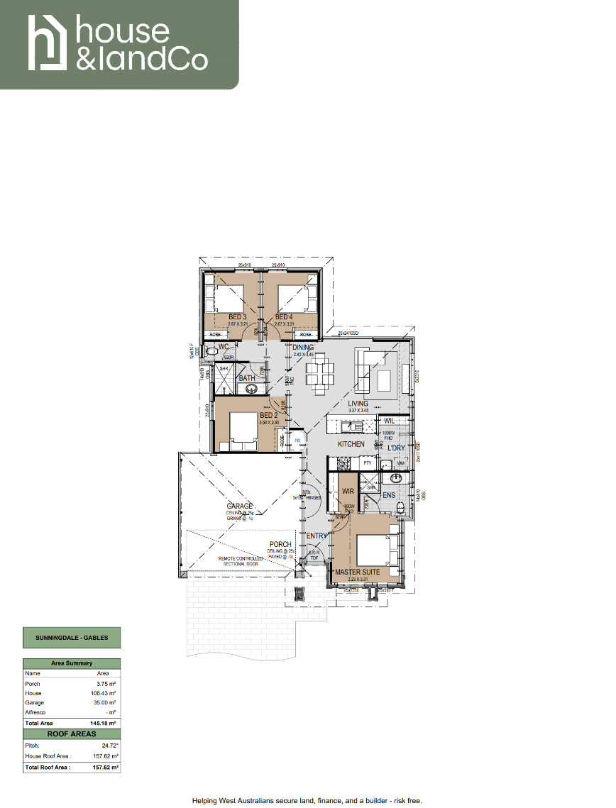Lot 244 Ariella Estate, Brabham Floorplan