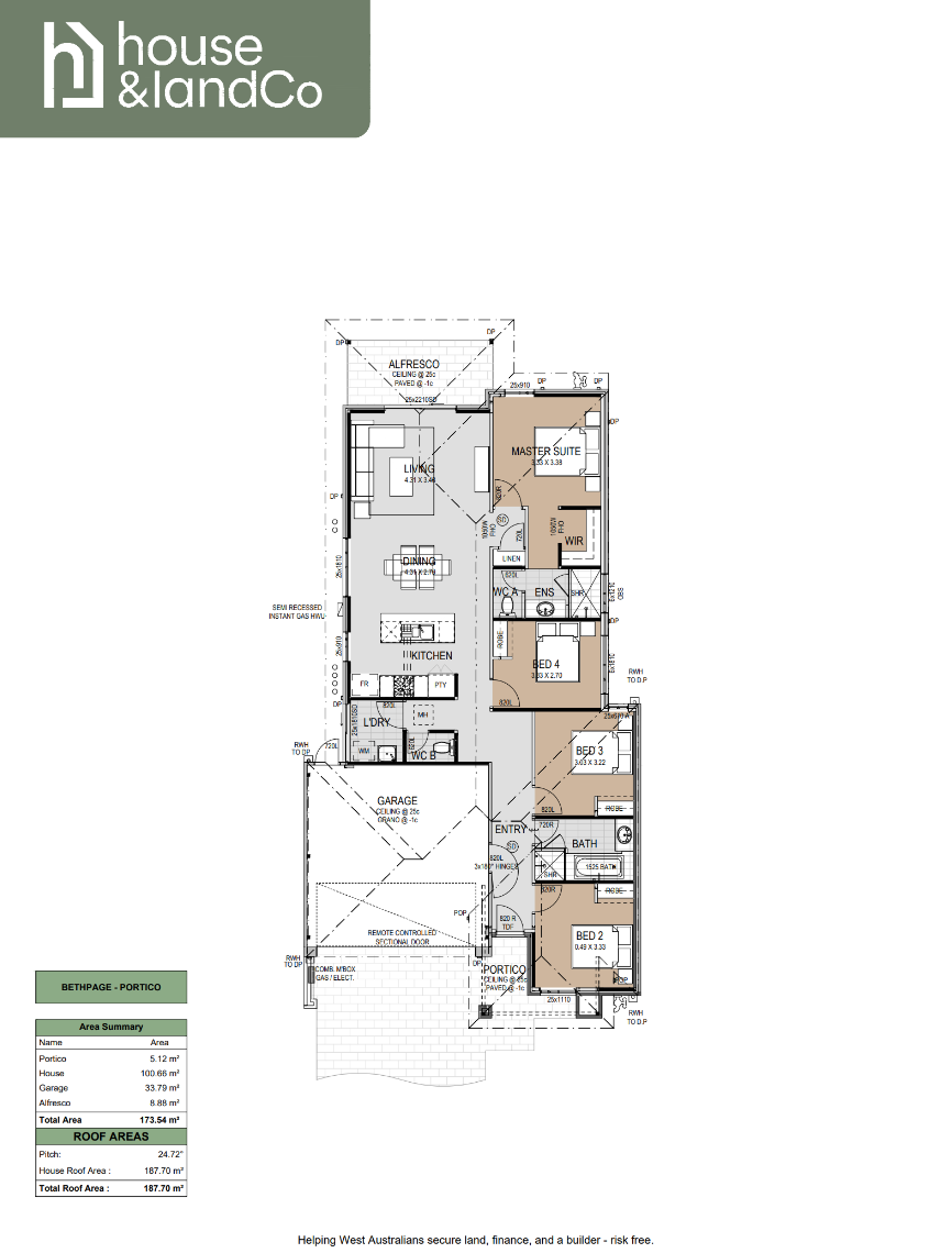 Lot 401 Binalong St, Yanchep Floorplan