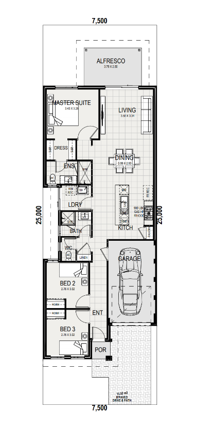Lot 5, Australind Floorplan