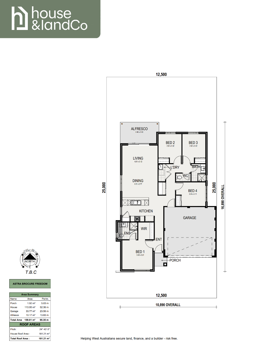 Lot 90 Blantyre Road, Darch Floorplan