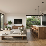 Facade option 2 for The Element, a 3 bedroom 2 bathroom narrow lot home design for a 7.5m frontage
