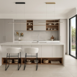 Facade option 3 for The Element, a 3 bedroom 2 bathroom narrow lot home design for a 7.5m frontage