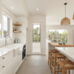 Facade option 3 for The Landmark, a 4 bedroom 2 bathroom home design for a 12.5m frontage