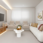 Facade option 2 for The Lookout, a 4 bedroom 2 bathroom home design for a 12.5m frontage