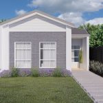 Facade option 5 for The Quokka, a 3 bedroom 2 bathroom narrow lot home design for a 6m frontage