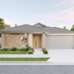 Facade option 3 for the 6 bedroom 3 bathroom home at Lot 428, Peppermint Avenue, Yanchep